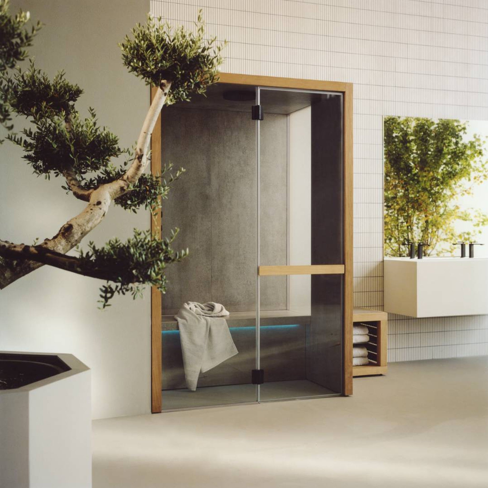 Effe Natural H: Lüks Sauna Deneyiminde Işık ve Doğanın Buluşması