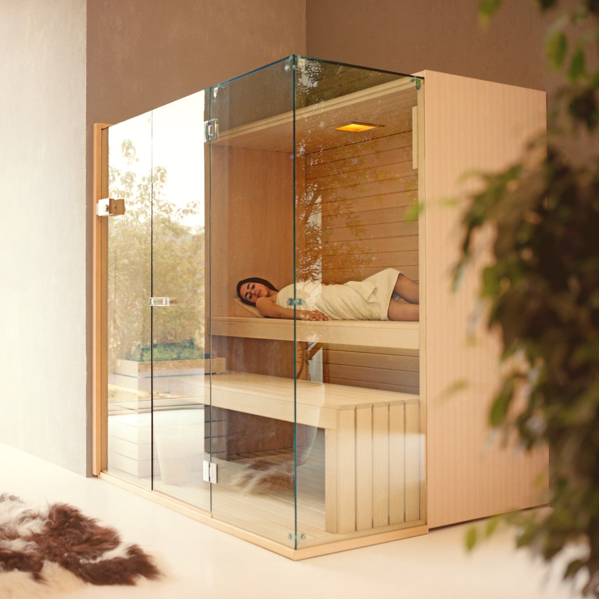 Effe Sky Corner Lüks Sauna: Işık ve Ahşabın Buluştuğu Kaçış